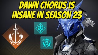 This Dawn Chorus Build Is Insane This Season  Dawn Chorus Solar Warlock Build Destiny 2 [upl. by Cally]