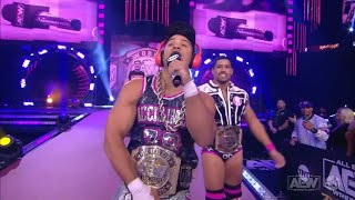 The Acclaimed First Entrance as AEW World Tag Team Champions AEW Rampage Sept 30 2022 [upl. by Jefferson]