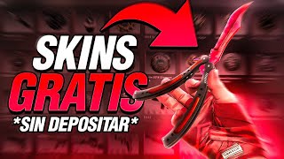 5 PÁGINAS para GANAR SKINS de CS2 GRATIS SIN DEPOSITAR en 2024 🤑 [upl. by Hunley]