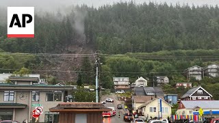 Witness reacts to fatal landslide in Ketchikan Alaska [upl. by Sue421]