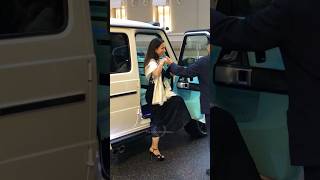 Billionaire Arab Princess getting out her Brabus at Hotel Paris billionairemonacoluxurylifestyle [upl. by Azalea]