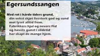 Egersundssangen Med tekst [upl. by Henrietta]