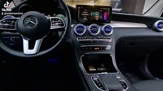 Oswietlenie wnętrza mercedes glc 2022  Ambient light install in glc x253 2022 [upl. by Klara]