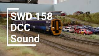 Bachmann Class 158 With SWD DCC Sound Free Sound File [upl. by Coop]