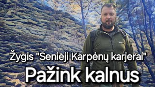 Žygis quotSenieji Karpėnų karjerai pažink kalnusquot [upl. by Sami]