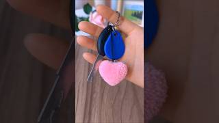 Heart keychain ❤️heart keychain making craft [upl. by Filippa]