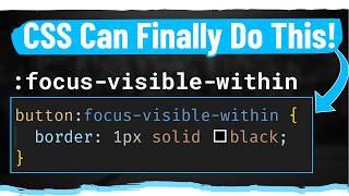 I Love This CSS Focus Hack [upl. by Yendirb]