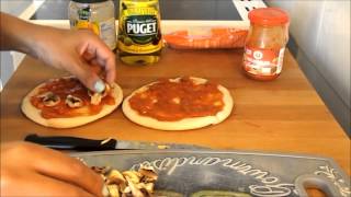 Recette pizza simple et rapide avec pain pita [upl. by Ferriter]