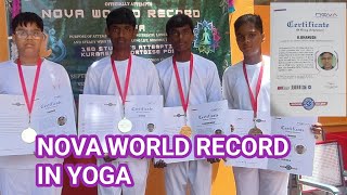 NOVA WORLD RECORD KURMASANA YOGATortoise pose for 78 secoundGRENNVALLEY SCHOOL [upl. by Mcnutt]