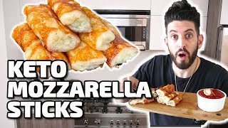 Keto Mozzarella Cheese Sticks [upl. by Kingsly]