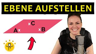 EBENE aufstellen durch 3 Punkte – Parameterform [upl. by Oshinski]