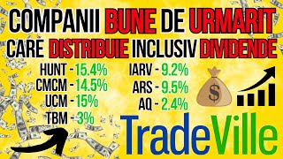 Companii bune de urmarit care distribuie inclusiv dividende  HUNT  154  UCM  15  IARV  92 [upl. by Bird787]