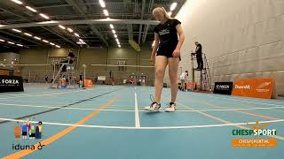 NJK badminton 2023  VE halve finale Inger Pothuizen  Stefanie Nijsse [upl. by Kinnie366]