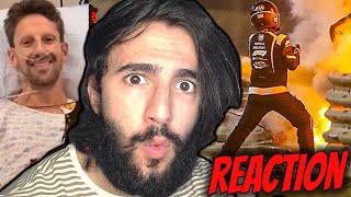 🔥 Unbelievable F1 Grosjean Fireball Crash Raw and Shcoking REACTION [upl. by Ynnelg]