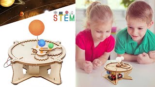 Montessori Solar System Model  Sun Earth amp Moon DIY STEM Astronomy Toy for Kids 🌍☀️🌙 [upl. by Gnouhc]