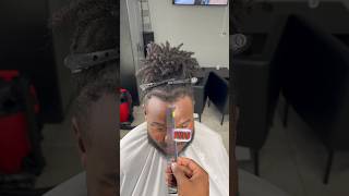 RECEDING HAIRLINE FIX😱😭 hairline lineup haircut transformation barber barbershop [upl. by Silisav]