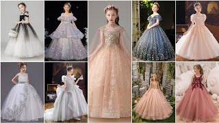 baby girl ball gown designbeautiful designpretty party wear dress [upl. by Feetal]