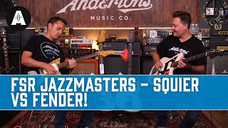 Fender vs Squier Jazzmaster Shootout [upl. by Ramin]