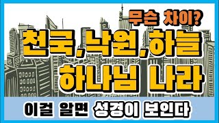 천국 낙원 하늘 하나님 나라 이것들의 차이를 모르면 성경의 바른 이해가 불가능합니다 [upl. by Genet]