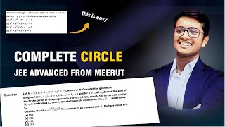 🔵 10 Super Problems in CIRCLES by Umesh Tyagi Sir  JEE Advanced from Meerut jeeadvanced2025 [upl. by Jepum493]