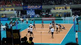 開智 vs 静清 春高バレー2017 1回戦より Japan volleyball [upl. by Bernadina]