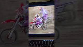 SEATTLE 250 SUPERCROSS 2023 CRASH HIGHLIGHTS 🔥 JETT LAWRENCE VS CAMERON MCADOO [upl. by Ayimat]