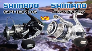 SHIMANO Spheros VS SHIMANO Saragosa Review and Comparison [upl. by Kallman]