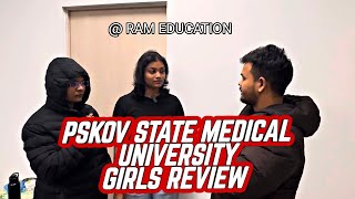 Pskov state Medical university  Girls Review about hostel and monthly expenses [upl. by Nawuj]