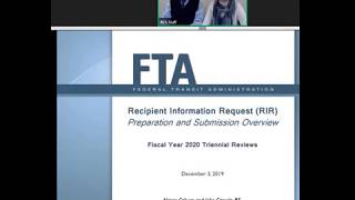 Triennial Review  Recipient Information Request  Webinar [upl. by Peder]