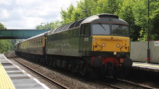 Trains and tones at Shotton 080624 Featuring 7029 Clun Castle 47773 and 66099 [upl. by Lazos358]