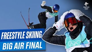 ⛷ Eileen Gu takes Freeski big air gold at Beijing2022 🥇 [upl. by Rebeka]