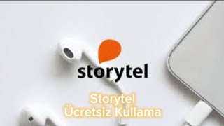 Storytel Ücretsiz Kullanma  Storytel Sesli Kitap [upl. by Adnaval]