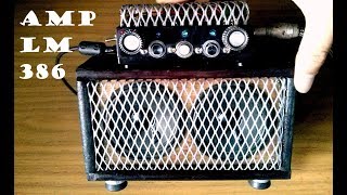 Cómo hacer un mini amplificador para guitarra parte 1 de 2  HOME MINI AMPLIFIER GUITAR [upl. by Salba]