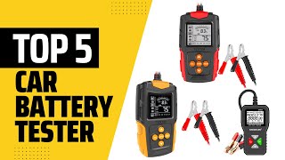 TOP 5 Best Car Battery Tester 2023 [upl. by Notnilc]