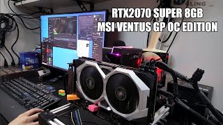 ขาย RTX2070 SUPER 8GB GDDR6 MSI VENTUS GP OC EDITION Sn02SB2007000141  ลองเอา R3 4350G ดัน [upl. by Fabi420]