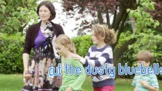 Dusty Bluebells Activity Song with Singalong Lyrics [upl. by Dory209]