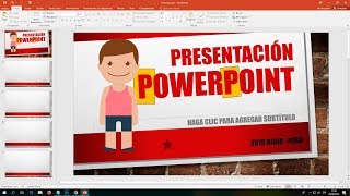 Como hacer una presentación en Power Point [upl. by Essej]