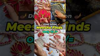 Meesho Diwali Haul meeshofinds meesho meeshodecor meeshofestivehaul shorts ytshorts [upl. by Obediah515]