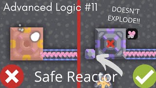 Mindustry  Safe Reactor Doesnt Explode  Advanced Logic 11 OLD [upl. by Ortrude]