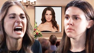 Sams funeral turns into a tragedy between the Davis sisters  General Hospital Spoilers [upl. by Lama]