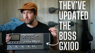 THIS IS HUGE  BOSS GX100 Firmware Update  New Amps New Effects [upl. by Ainar239]