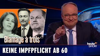 So hat der Bundestag die Impfpflicht verbockt  heuteshow vom 08042022 [upl. by Kee]