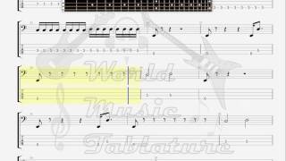 Dragonforce Valley Of The Damned Demo BASS GUITAR TAB [upl. by Sucramraj]