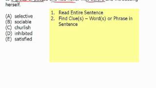 Magoosh GRE Module 1  Basic Strategies for Text Completions 16 [upl. by Enahpad]