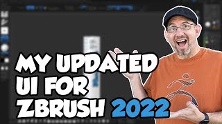 3DCW Updated ZBrush UI 2022 [upl. by Clementina]