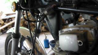 Yamaha XS400 Throttle Cable [upl. by Aelram]