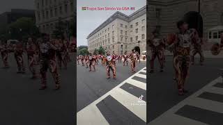 San Simón VA USA culturaviva danzafolklorica orgulloboliviano carnival caporales viral [upl. by Enitsirt580]