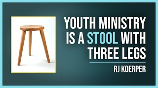 What are the THREE LEGS of Youth Ministry [upl. by Ittak]