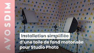 Comment installer une Toile de Fond motorisée Studio photo [upl. by Gypsy]