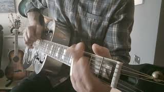 Resonator G Slide Blues Slideguitar slideblues resonatorguitar [upl. by Nwahshar927]